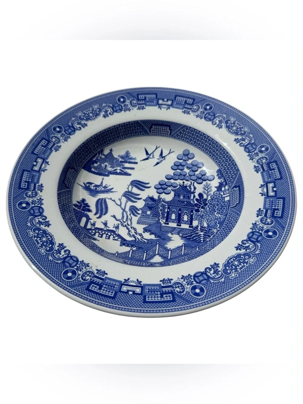 Spode Blue Italian Williams Sonoma Home England Serving Bowl Pasta Vegetable 9”